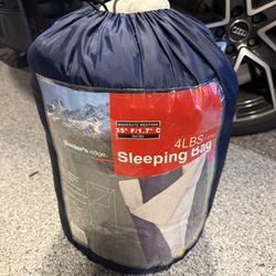 Glacier’s Edge Sleeping Bag 35°F FMR-04SBAN 4lbs 33x78 Polyester Adult Camping