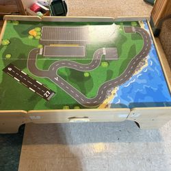 Kids Activity Table With Storage 