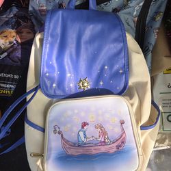 Loungefly Disney Tangled Rapunzel Flynn Slouch Backpack