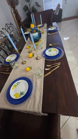95Inch Solid Wood Dining Table