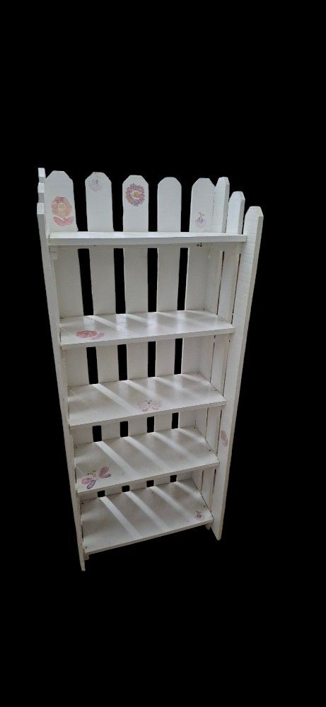 Vintage Wood Book Shelf