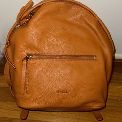 Leather Backpack Coccinelle Italy