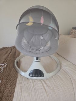 Electric baby swing 5 speed with remote control
