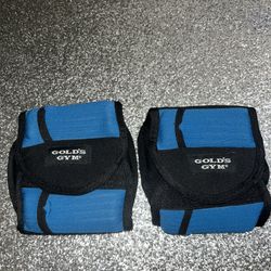 Golds Gym 5lb (2.5lb each) ankle weights
