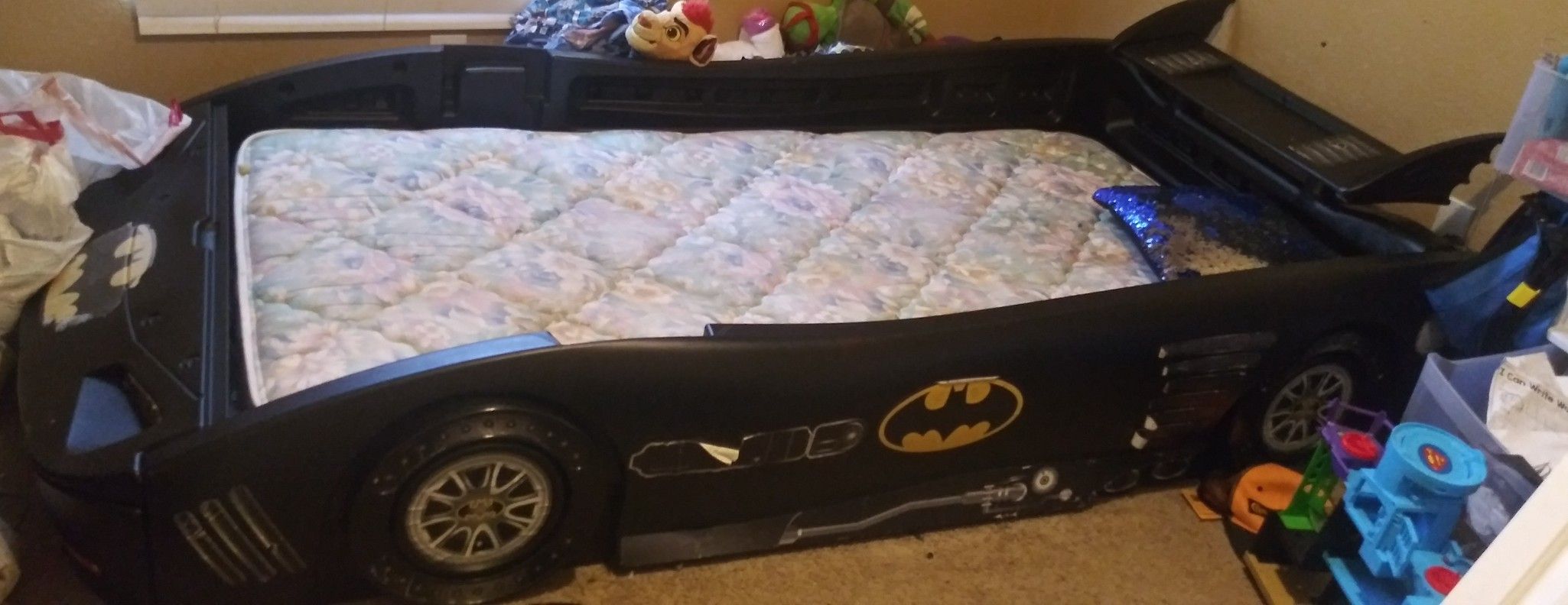 Batman bed frame no mattress included