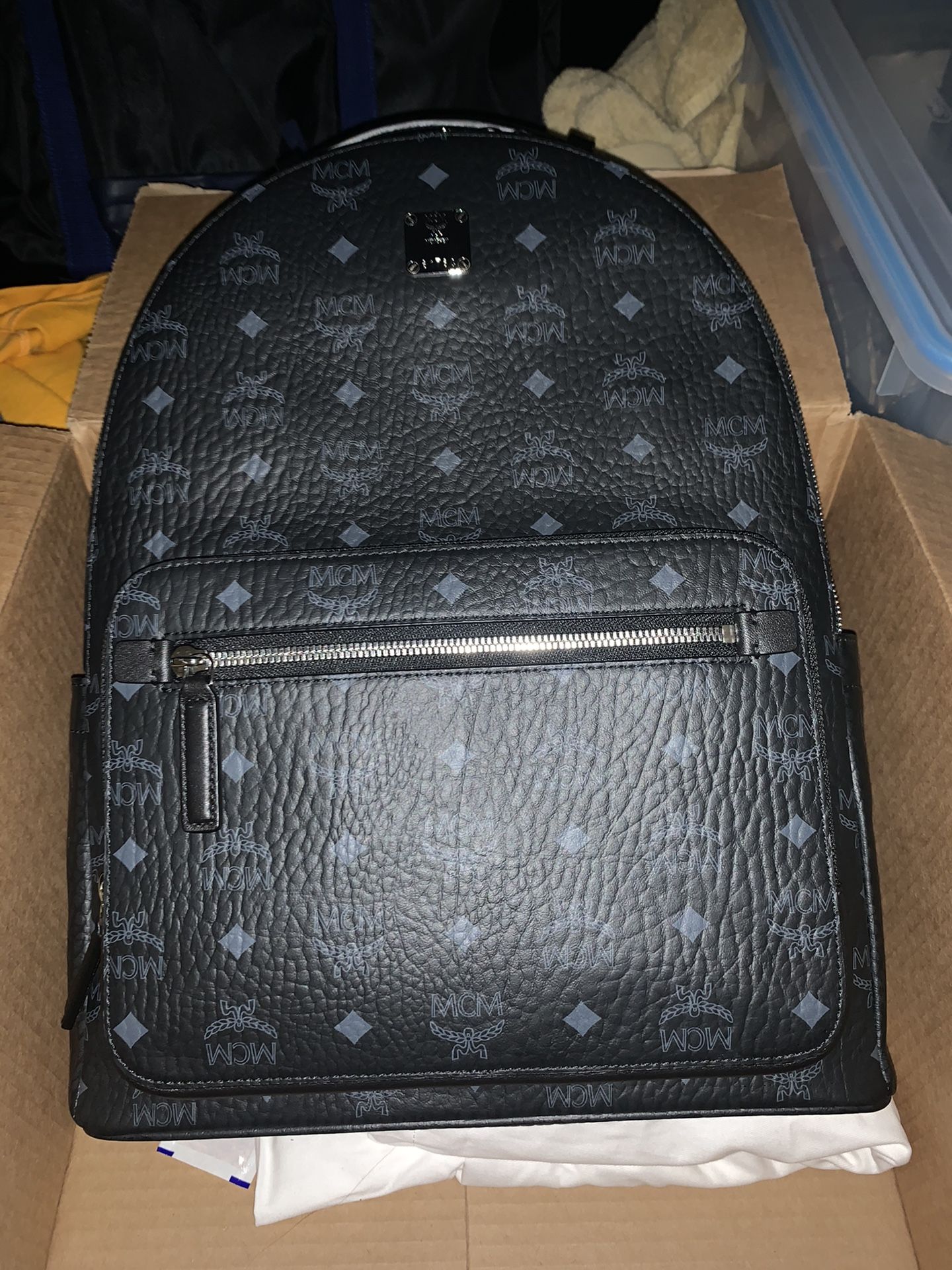Men’s Large Black Stark MCM Backpack 700