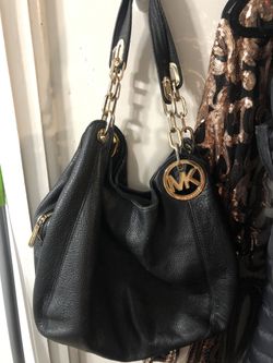 Michael Kors Leather Black Tote