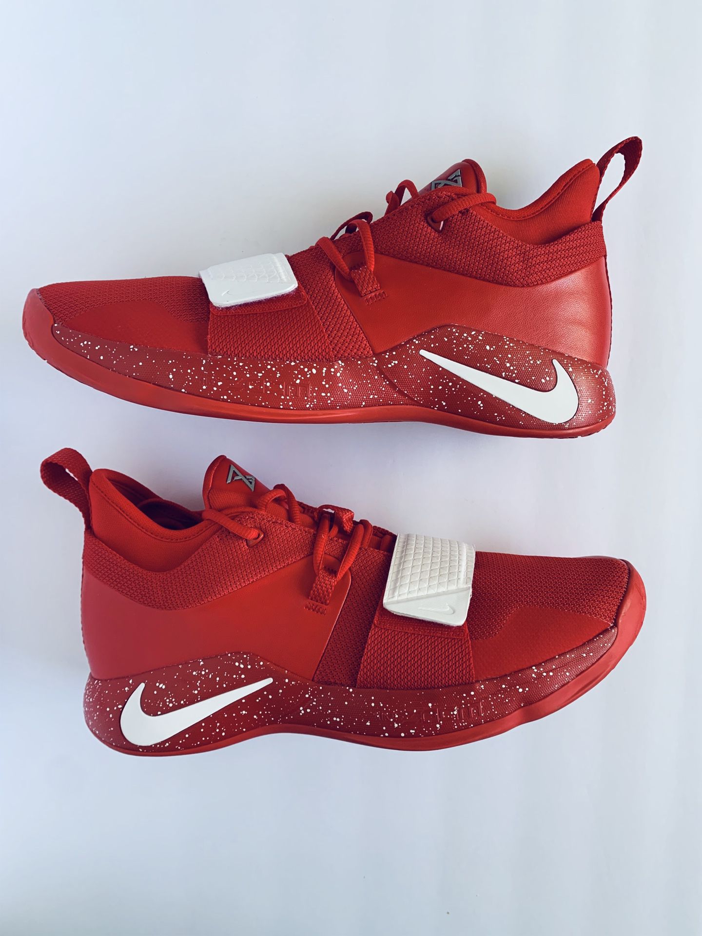 Nike PG 2.5 TB University Red White Paul George Shoes BQ8454-600 Mens SIZE 13.5