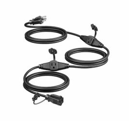 25 ft. Outdoor Extension Cord with 3 Outlets