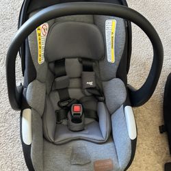 Stroller Bassinet Car Seat Combo With Base And Changing Table
