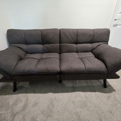 Futon Sofa Bed, Modern Convertible Sleeper Couch