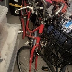 7speed Red Bike 