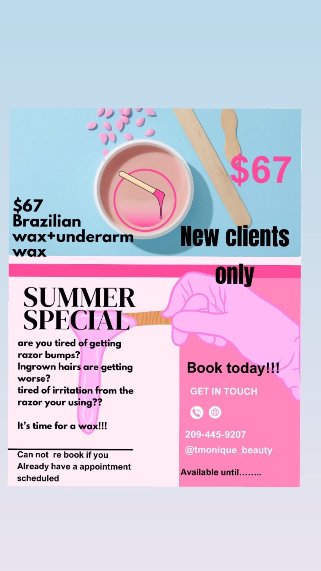 Brazilian Wax Special