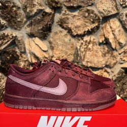 Nike Dunk Burgundy / Crush Size 12 Brand New 
