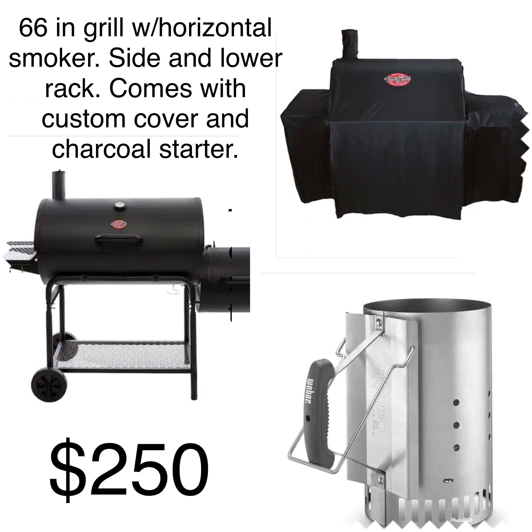 BBQ Grill/Smoker And Accessories