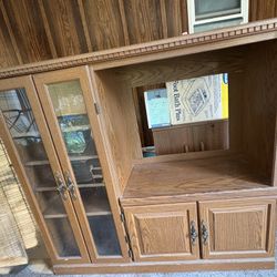 Vintage Entertainment Center/ Storage Cabinet