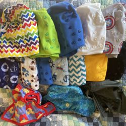 Cloth Diaper Fitted Insert & OS Cover Haul