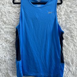 New Men Reebok Blue Athletic Tank Top size medium 