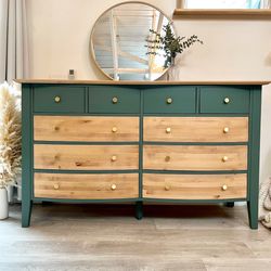 Refinished Solid Wood Sage Green Dresser | Sideboard for Sale in Everett,  WA - OfferUp