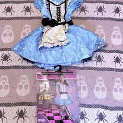 Halloween Alice costume size 4 to 6