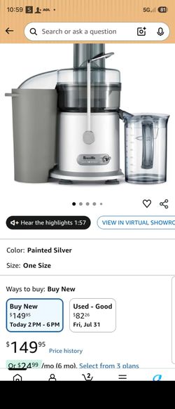 Breville Juicer $60.00