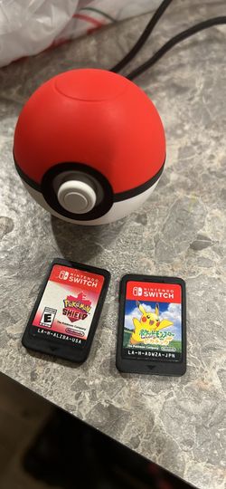 Pokémon Ball, Pokemon Shield, Let’s Go Pikachu.