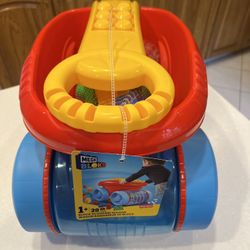 New Fisher Price Mega Bloks Wagon