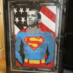 Mr Brainwash Obama Superman