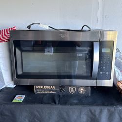 Whirlpool 30 Inch 1.7 Cu Ft Over The Range Microwave Hood Stainless Steel