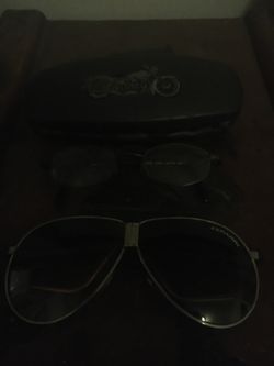 Ferrari, Harley Davidson glasses vintage