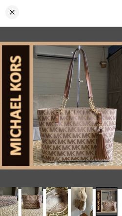 Michael Kors Jet Set EW Tassel Chain Tote