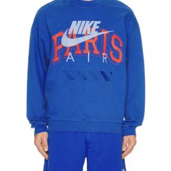 Men's Nike Air Paris Fleece Crew Sweatshirt  Sz Medium 