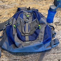 Outdoor Products Vortex 30 Ltr Backpack with Bottle, Blue, 