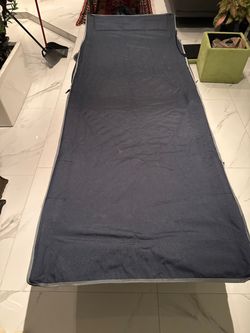 itle: Extra Wide Folding Camping Cot Heavy Duty Portable Bed