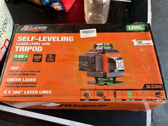 Alloyman ALS360 Self-Leveling Laser Level with Tripod