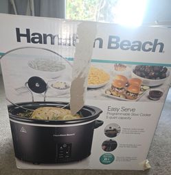 Hamilton Beach 5qt Easy Serve Programmable Slow Cooker