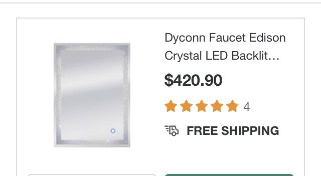 Dyconn LED Touch Mirror