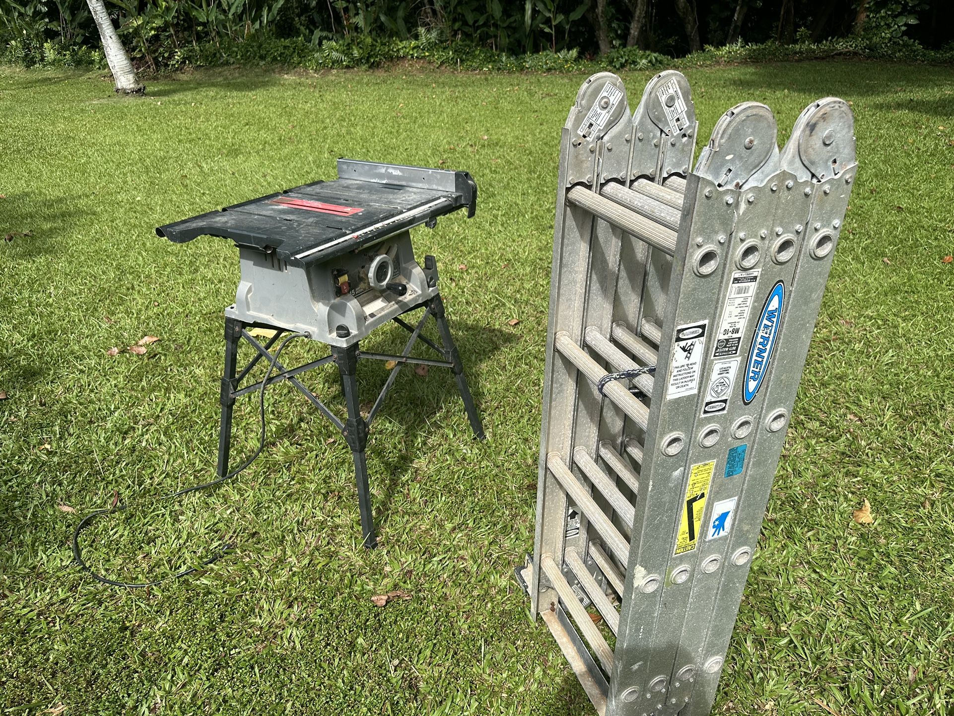 Selling Ladder And Table Saw