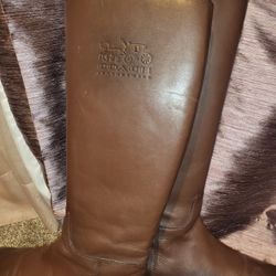 COACH LEATHER RIDING BOOTS