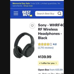 Sony Headphones New 