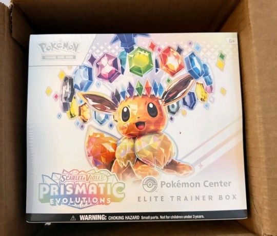 Pokemon Prismatic Evolutions Pokemon Center ETB