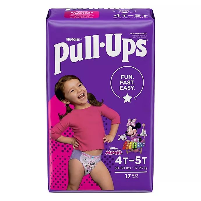 Pull-Ups Girl’s Potty Training Pants | Side 4T 5T