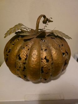 Rustic Metal Pumpkin Fall / Halloween