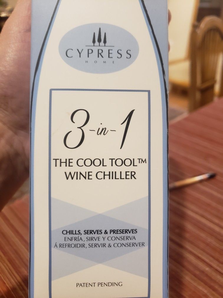 3-in-1 The Cool Tool Wine Chiller New In Box