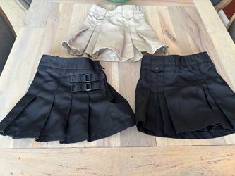 Girls uniform skirts