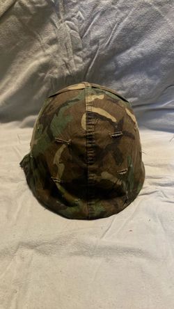 (COME SEE) Original late 1970s US military issued M1 Helmet