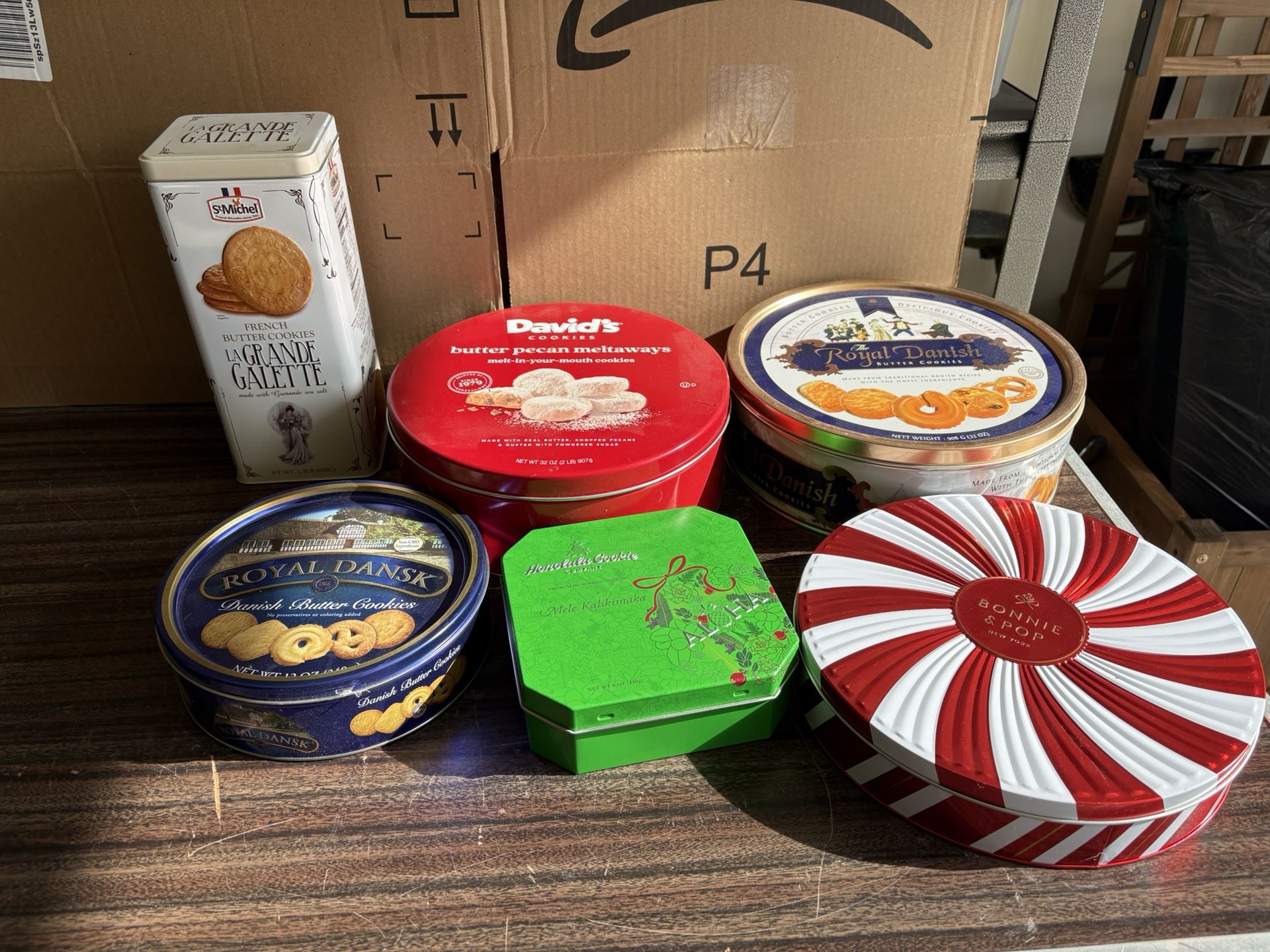 Cookie,candy And Sewing Tins