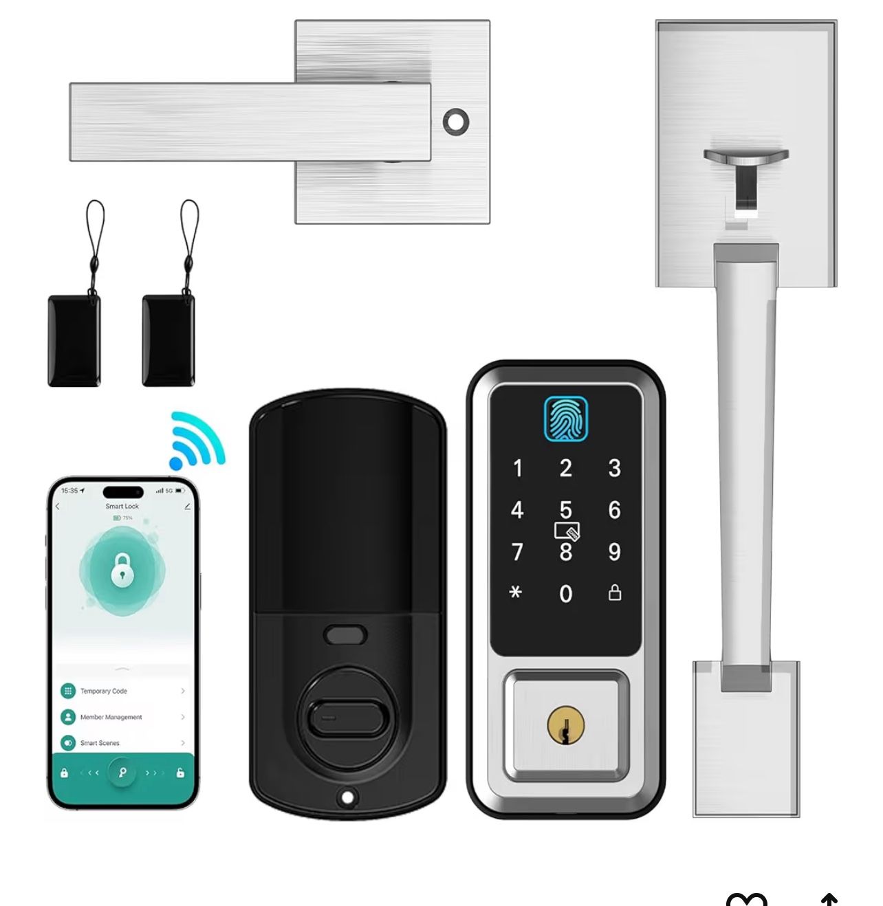 A-6）WiFi Front Door Lock Set