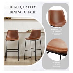 Light Brown Counter chair 2 Pair