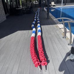 48 ft Commercial Anti-Wave Pool Lane Lines~ Recreonics